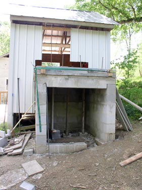 hearth slab framing ready to pour
